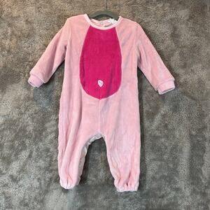 Spirit Halloween Toddler 18-24 Monhts Pink Plush Pig Costume One Piece Outfit